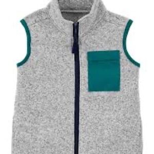 Toddler Zip-Up Sherpa Vest